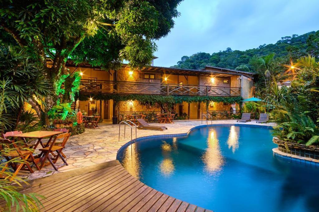 Pouso Do Farol Hotel Ubatuba Kültér fotó