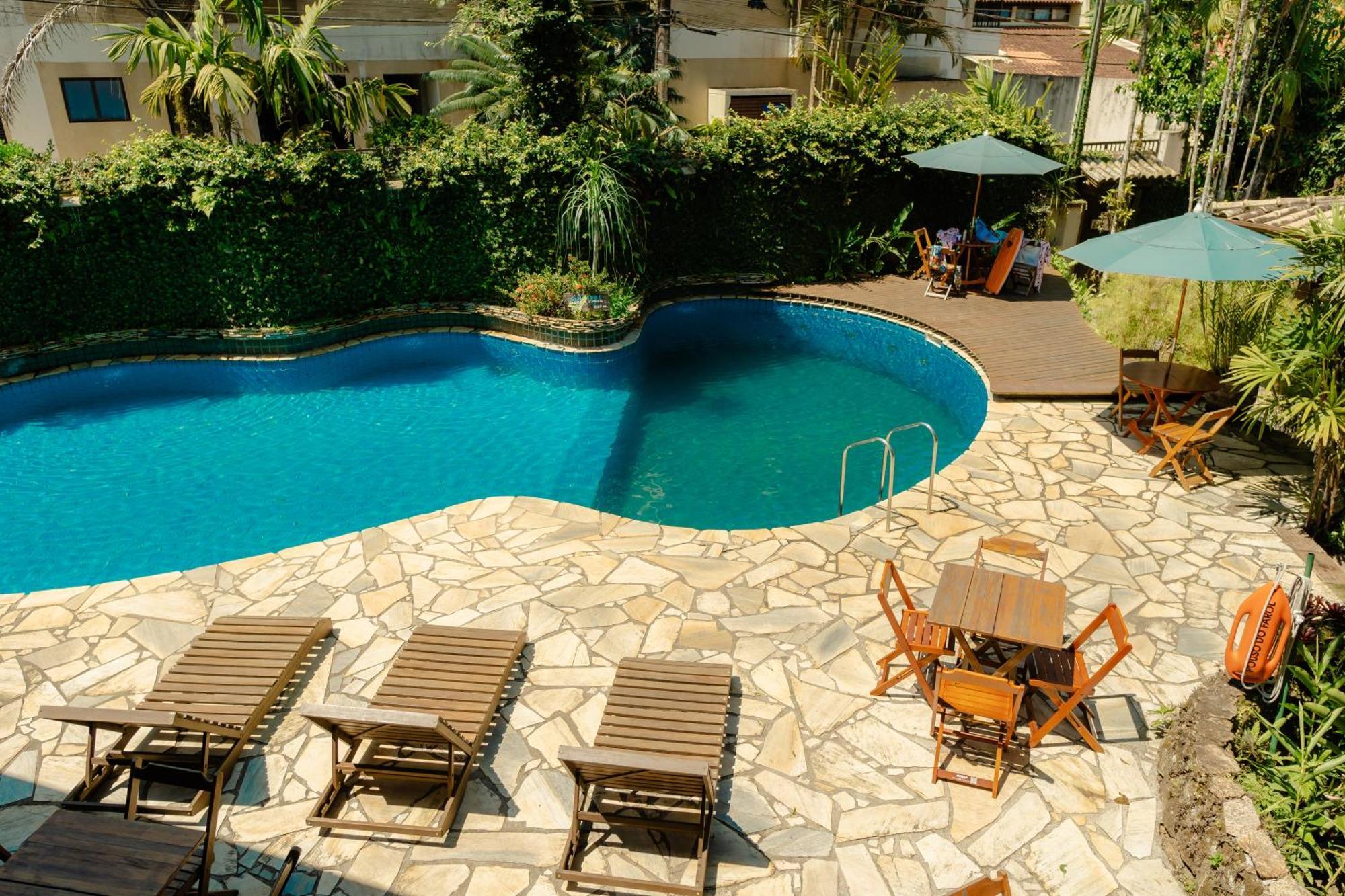 Pouso Do Farol Hotel Ubatuba Kültér fotó